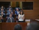 Ayuso defiende a su pareja en la Asamblea: "La montaña de corrupción es tan grande que un hilo dental no lo va a tapar"