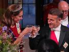 Macron le hace este gesto a Kate Middleton en su visita a Reino Unido y las redes revolucionan: "Es extremadamente grosero"