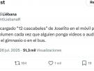 El cómico Santi Liébana señala cómo se deshace de los que ponen el volumen alto en el bus: muchos ya toman nota