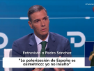 Sánchez responde con tres palabras y una referencia a Ayuso a qué piensa del "Pedro Sánchez, hijo de puta"