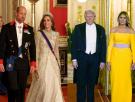 Kate Middleton deslumbra a Trump en la cena de gala y Melania se acuerda de Isabel II