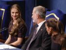 La reacción de Felipe y Letizia ante lo que dijo la princesa Leonor en su discurso en los Premios Princesa de Asturias 2025
