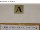 Deja un cartel en la puerta de su casa para todos los que vayan hacer "truco o trato" en Halloween que ni el conde Drácula