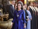 La reina Letizia apuesta por lo seguro con la tiara y el vestido, pero sorprende con un detalle en la cena de gala por la visita de Estado del sultán de Omán
