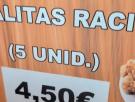 Lo que ve en un cartel de un kebab de Alicante le hace reaccionar al instante: "Esta es la verdadera inflación"