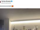Alcaraz publica esta foto desde el salón de su casa y un detalle llama la atención y genera miles de comentarios