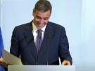 Le preguntan "también" por el fiscal general y a Pedro Sánchez le da la risa cuando escucha al periodista