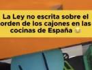 Esto demuestra "ley no escrita" sobre las cocinas en España que se cumple casi el 100% de las veces
