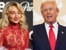 Sabrina Carpenter estalla contra Trump por el uso de su música en un vídeo: "Es malvado y asqueroso"