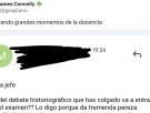 Envía un correo a un profesor llamándole "jefe" y la respuesta que le da es para hacerle Doctor Honoris Causa