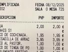 Va a comer a un restaurante el 8 de diciembre y ve un cobro en su cuenta que puede cambiar la hostelería en España tal y como se conoce