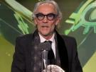 El productor José Manuel Lorenzo recoge el Premio Forqué y manda este mensaje a los jóvenes que apoyan el franquismo