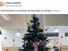 El mensaje que hay en un árbol de Navidad de un centro de salud de un pueblo de Valencia que trasciende a las propias palabras