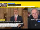 Pedro Piqueras solo necesita una palabra para describir el discurso de Felipe VI