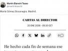 La carta al director de 'El País' de una mujer que hace cada fin de semana el trayecto del tren accidentado en Adamuz
