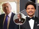 Trump amenaza con hacerle un 'jimmy kimmel' al presentador de los Grammy por bromear sobre Epstein