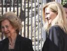 La reina Sofía, arropada por sus hijas, Victoria Federica, cuatro 'griegos' y Antonio Resines en el homenaje a Irene de Grecia