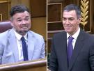 Sánchez pilla descolocado a Rufián con esta alusión en el Congreso: "No sé si quiere responder"