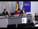 Elma Saiz y Carlos Cuerpo protagonizan un divertido momento en plena rueda de prensa que recuerda al "no, cuelga tú"