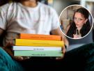 Kenya Stephanie, escritora, explica la razón por la que los títulos en el lomo de los libros están orientados de diferente forma