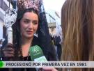 Pillan a Lola Índigo vestida de mantilla en la Semana Santa de Granada: su reacción es de 'tierra trágame'