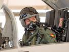 La princesa Leonor vuela en un reactor F-5 y visita los reactores Eurofighter