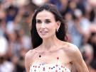 Demi Moore convierte Cannes en una fiesta con su vestido efecto confeti