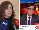 Hay quien se está acordando de lo que pasó con Ayuso en EEUU tras esta entrevista a Salvador Illa en la CNN