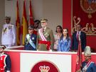 Accidentado desfile del día de las Fuerzas Armadas: sin desfile aéreo y con una caída de la bandera que ha incomodado hasta a Felipe VI