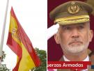 Lo que ha pasado con la bandera de España en el día de las Fuerzas Armadas deja a Felipe VI, y a medio país, con esta cara