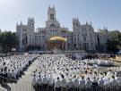 "Fui sobre agua edificada, mis muros de fuego son": qué significa el viejo lema de Madrid que se ha recordado en la misa del papa en Cibeles