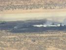 Mueren los ocho tripulantes a bordo de un bombardero B-52 estadounidense tras estrellarse en California