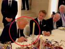 Una experta en protocolo sentencia lo que ha hecho "Trump con los deditos al firmar el acuerdo"