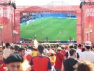 Las altas temperaturas obligan a cancelar la emisión del partido de la selección española en Colón