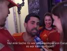 Un aficionado español irrumpe en una televisión alemana, suelta esta frase y se convierte casi en enemigo de la nación