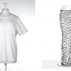 Camiseta (120 euros) y falda, 495 euros.