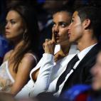 Irina Shayk, en la elección del 'Mejor Jugador' de la UEFA de la temporada 2011/12.