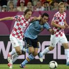 Arbeloa trata de marcharse de Modric.