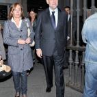 En otro funeral: el de Juan Carlos Arteche en Octubre de 2010.