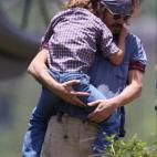 El actor con su hijo disfrutando de unas vacaciones en Hawai