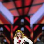 Durante todo el concierto las luces de colores y los audiovisuales estuvieron presentes