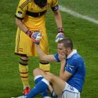 Casillas consuela a Bonucci.