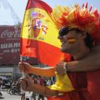 Las calles de Kiev fueron un hervidero de aficcionados durante la Eurocopa