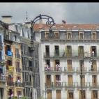 Chiflurniss:La plaza del castillo empieza a recuperar la normalidad.