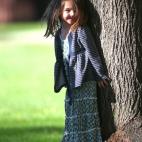 Acaba de cumplir seis años. Sus padres le pusieron un nombre que significa 'princesa'. No le gustan los fotógrafos y es un icono de la moda infantil. Incluso ha vestido ya tacones. Entre sus pasiones, los peluches.