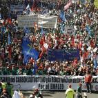 Miles de personas han apoyado la manifestación.