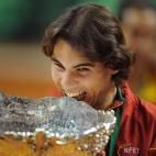 Celebrando la Copa Davis en 2009.