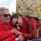 Chavela Vargas junto a la cantante española Martirio.