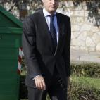 Adolfo Suárez Illana, a su salida de la capilla ardiente