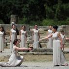 La ciudad griega de Olimpia, en la que se celebraron las primeras olimpiadas, ha sido una vez más el escenario de partida de la llama olímpica. Fue el 10 de mayo. | Getty